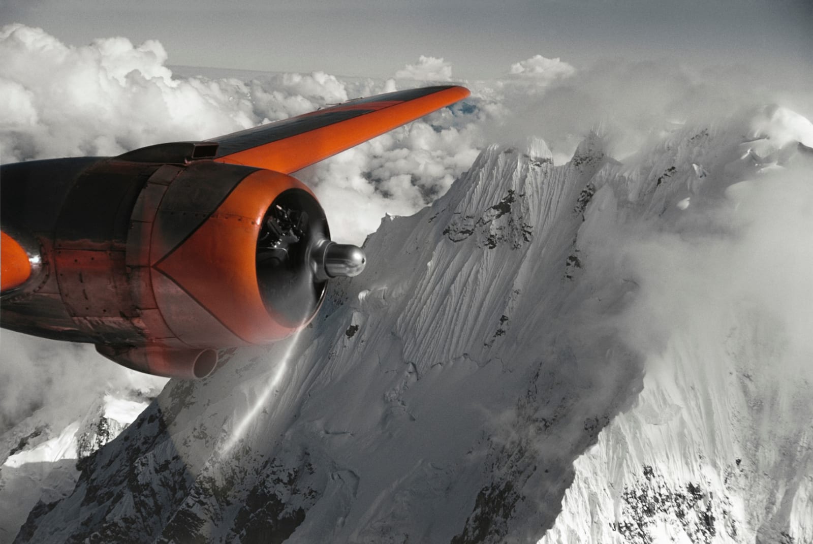 Werner Bischof, Flugzeug, Anden, Peru, 1954