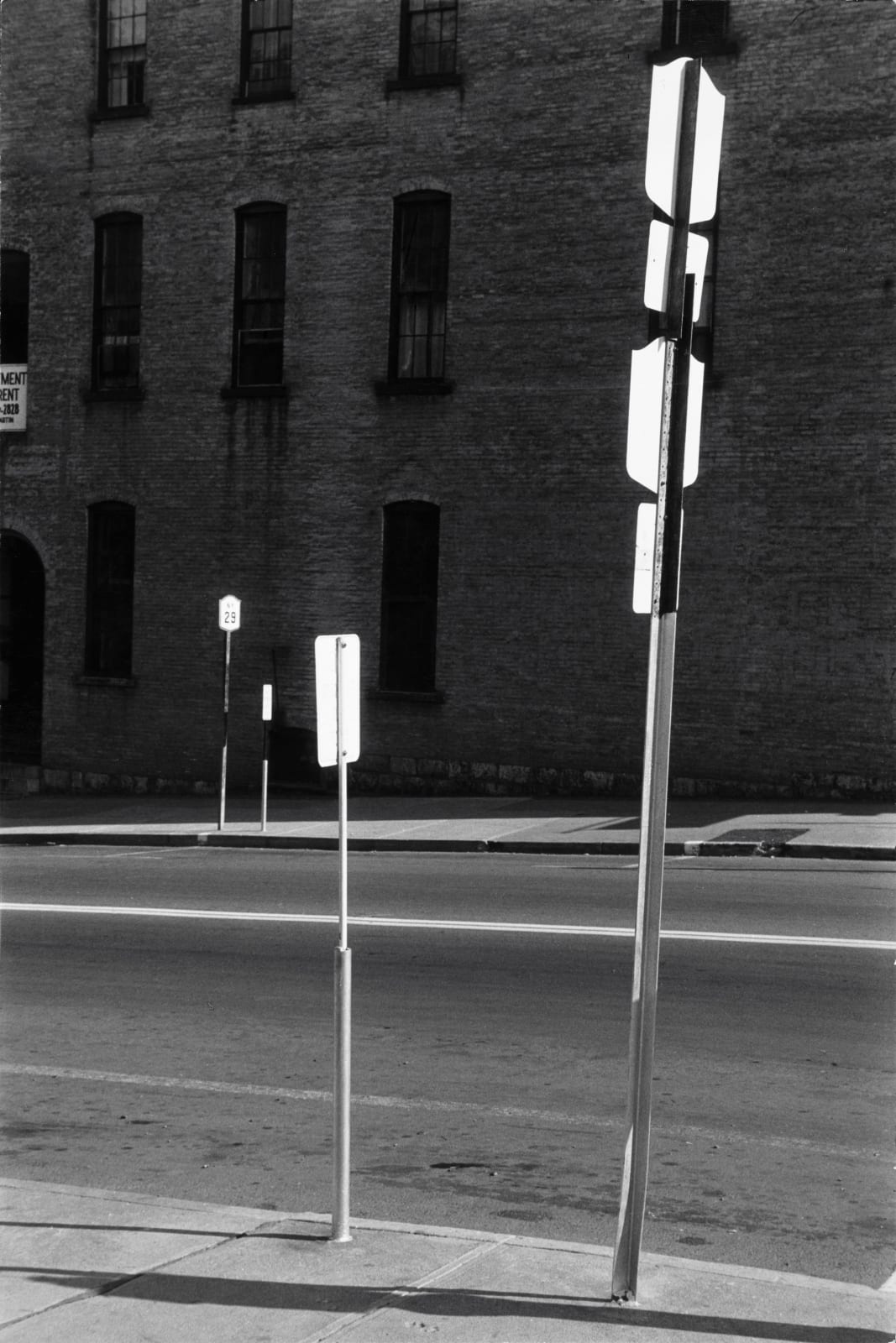 Louis Stettner, Signs, Saratoga Springs, New York, 1956