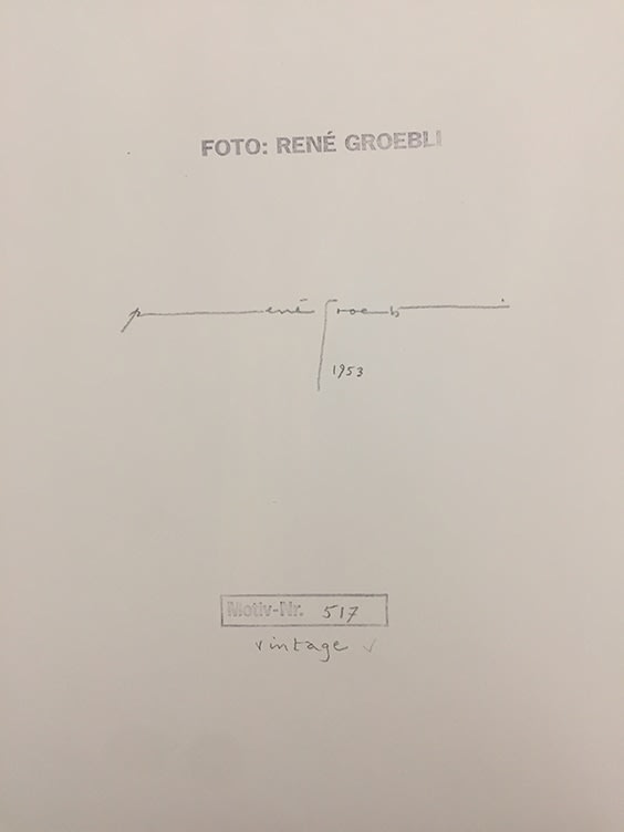 René Groebli, Hemdchen (#517), Paris, Das Auge der Liebe, Vintage, 1952