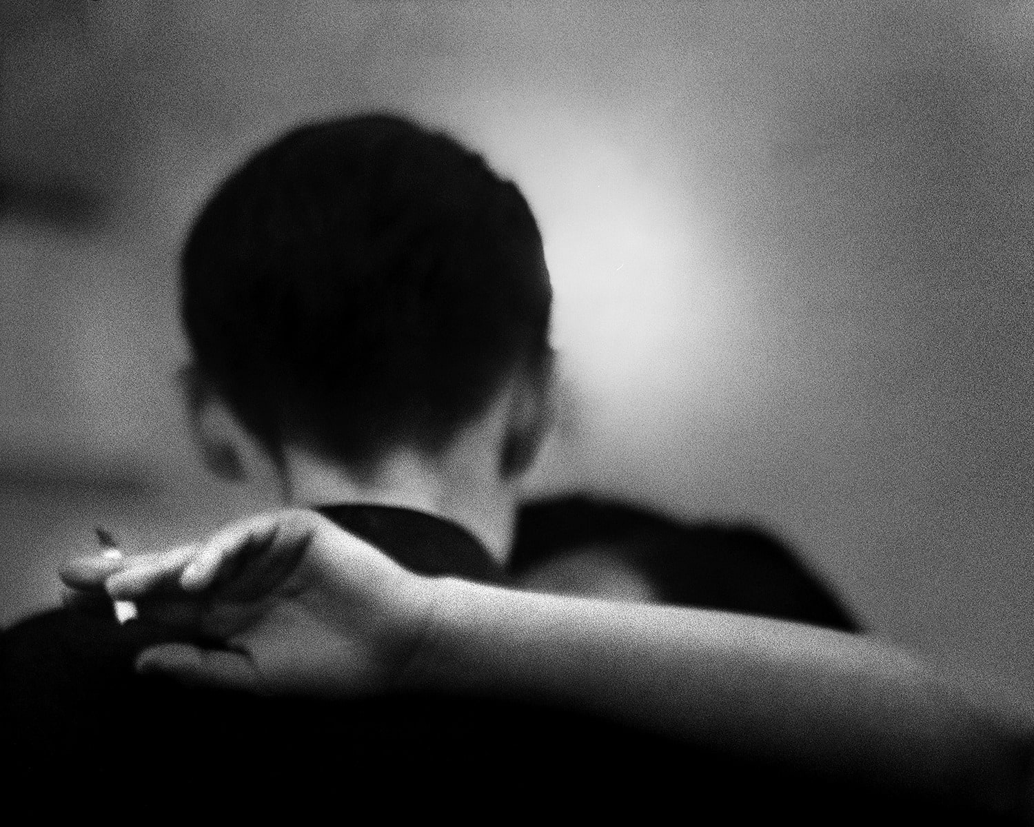 René Groebli, Dance with cigarette/Tanz mit Zigarette (#281), London, Beryl Chen, 1953