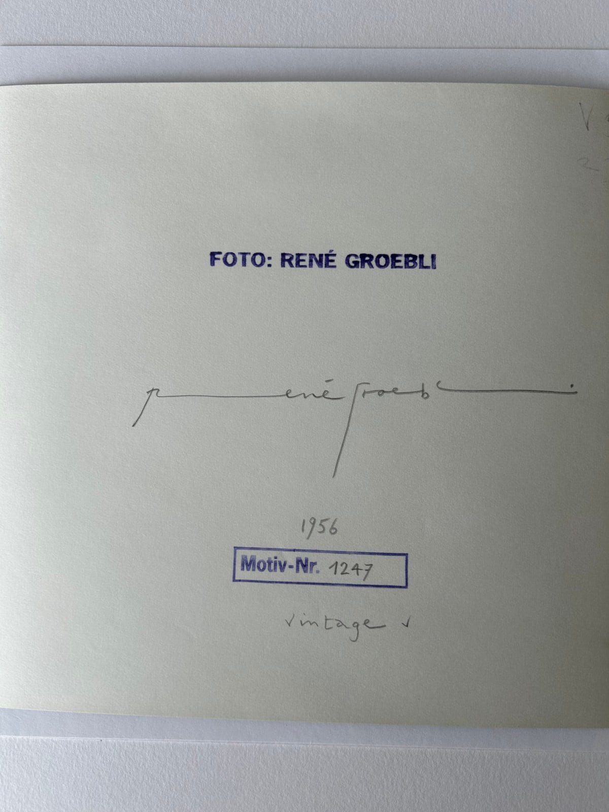 René Groebli, Colette, Studioaufnahme, Zürich (#1247), Vintage, 1956