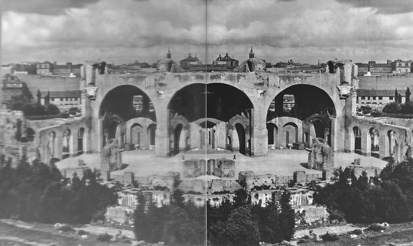 Laurence Aëgerter, Forum romain: la basilique de Constantin, from the series Rome Eternelle, 2024
