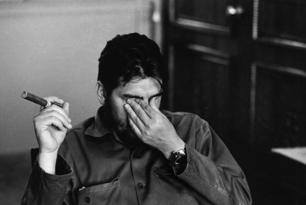 René Burri, Ernesto ''Che'' Guevara (Augen verdeckt), Havanna, Kuba, 1963