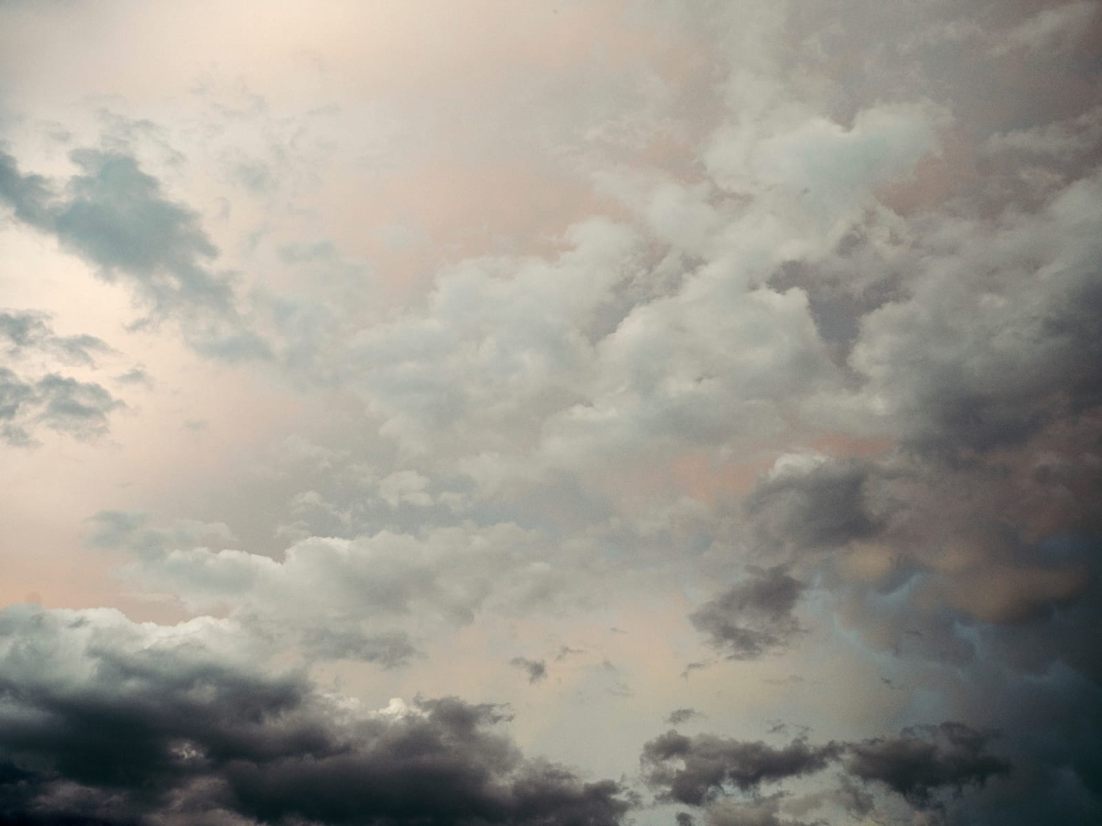 Bruno Augsburger, Himmel über Ardez, 2024