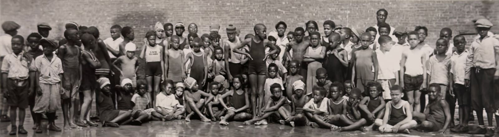 James Van Der Zee, XI: Swimming Team, Harlem, 1925 (Printed in 1974)