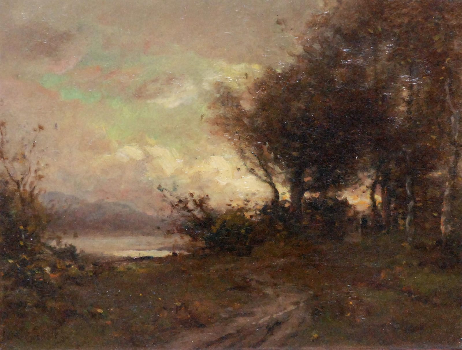 James Barnsley, Landscape, Road, ca. 1888