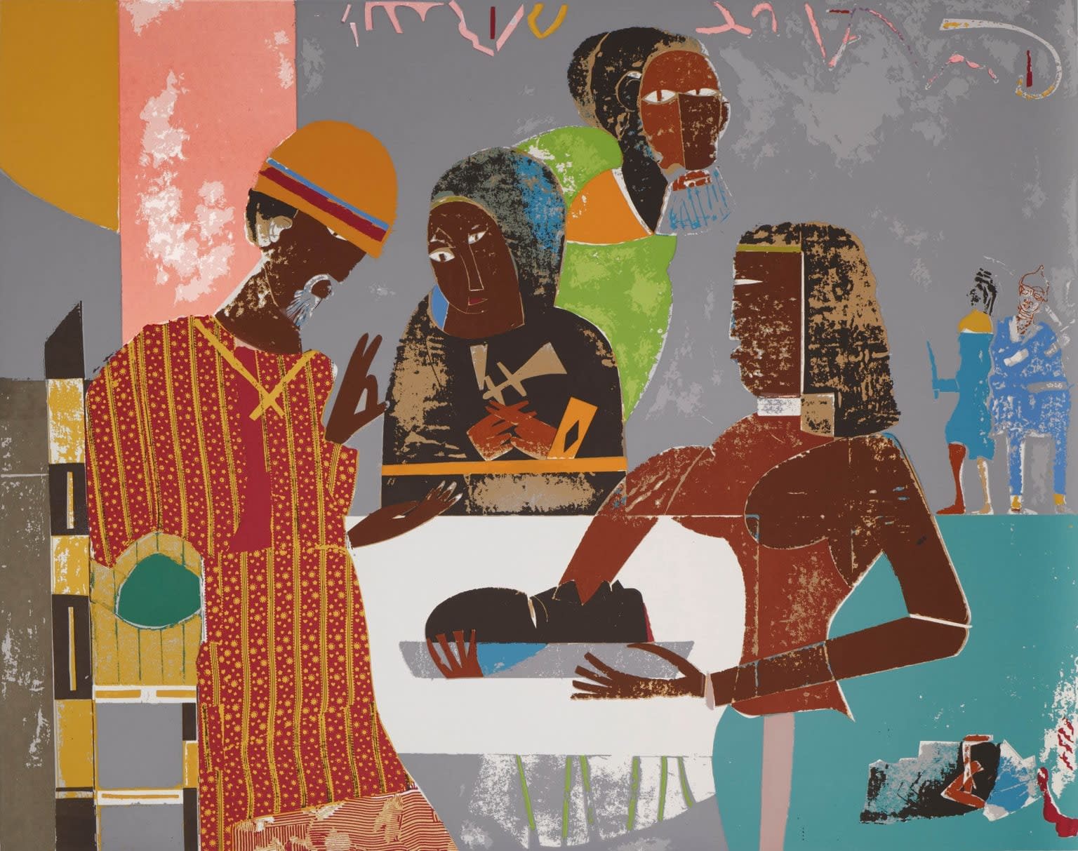 Romare Bearden, Salome (from The Prevalence of Ritual), 1974