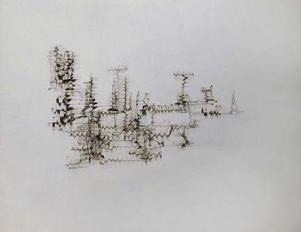 Norman Lewis, Untitled, 1950