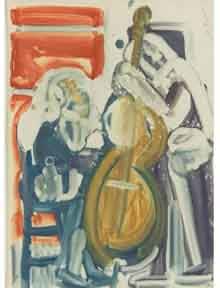 Romare Bearden, Cueing In, 1978