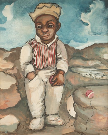 Charles Sebree, Young Boy, 1940