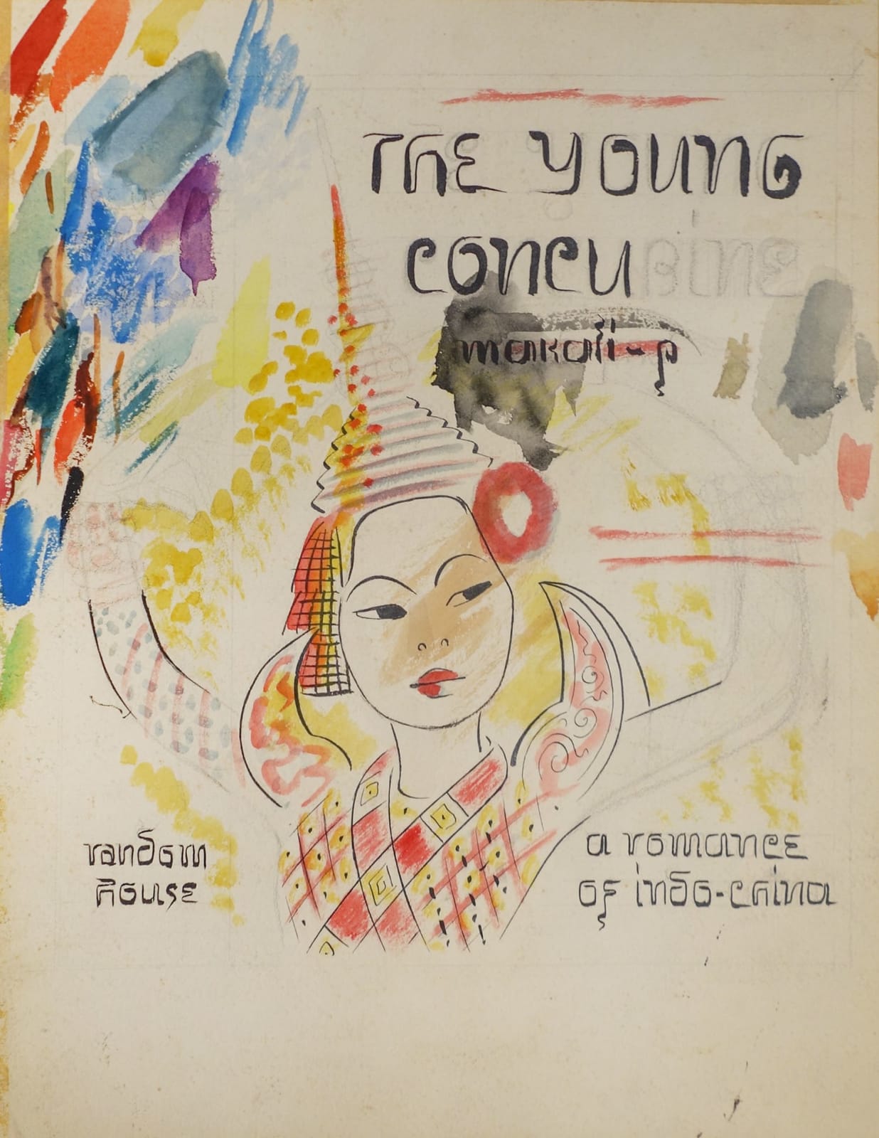 Miguel Covarrubias, Mayan Woman/Portrait of a Thai Dancer, ca. 1942