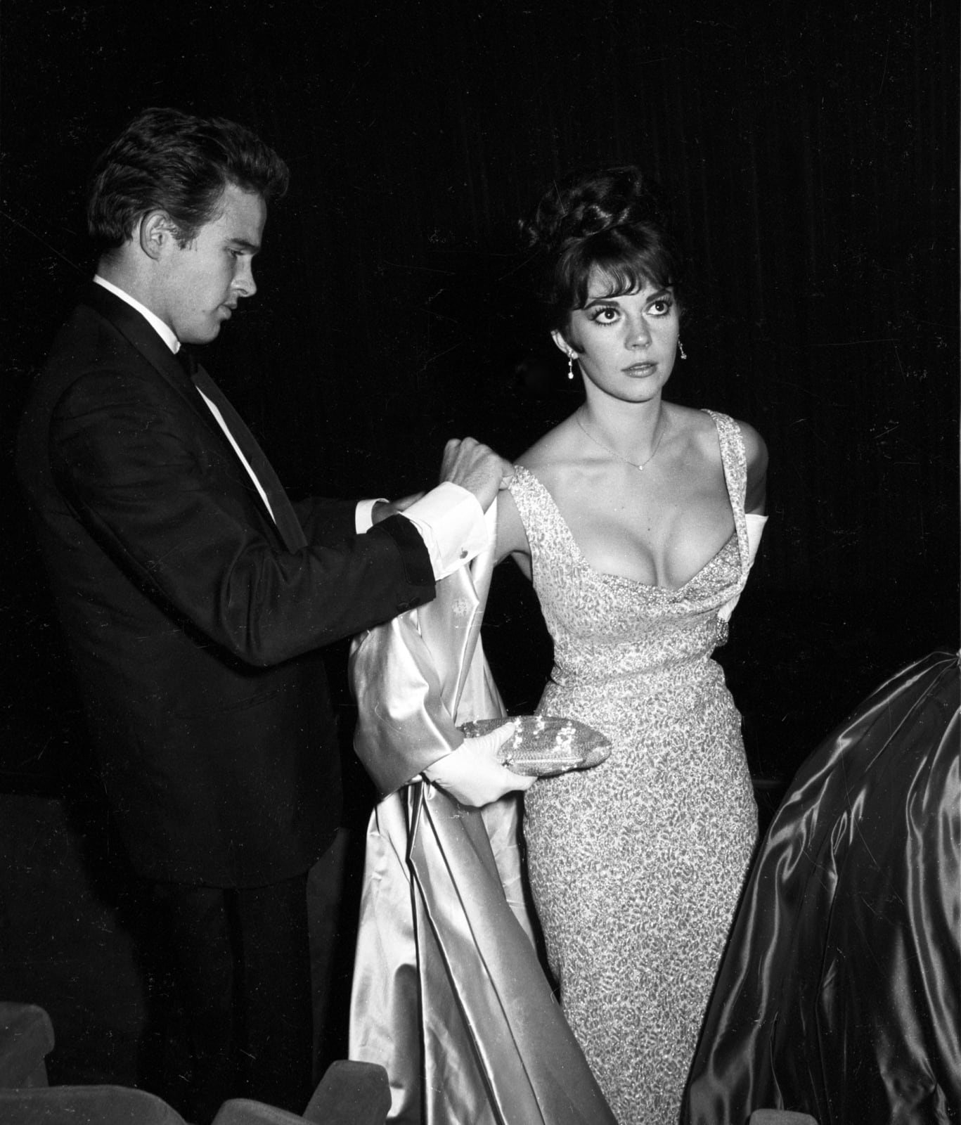 Edward Quinn, Nathalie Wood and Warren Beatty, Palais du Festival, Cannes, 1962