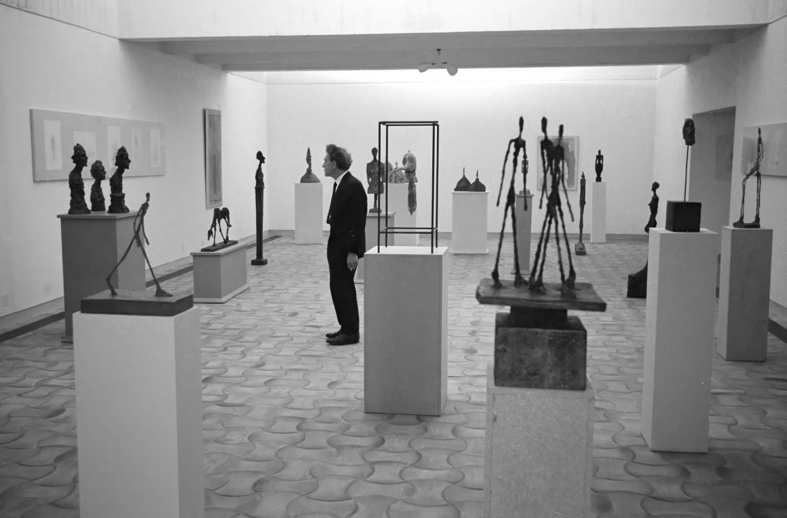 Edward Quinn, Alberto Giacometti, Inauguration of the Fondation Maeght, Saint-Paul-de-Vence, 1964