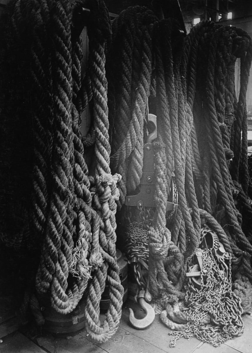Jakob Tuggener, Maschinenfabrik Oerlikon (MFO) from the maquette "Schwarzes Eisen", 1950