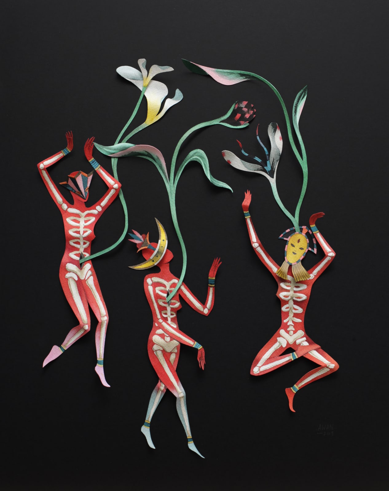 Andrea Wan, Three of a Kind, 2019
