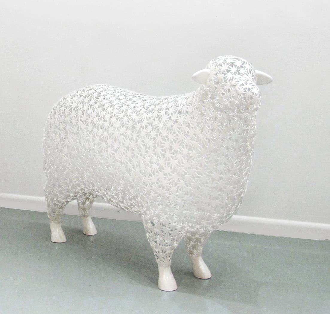 Byungjin Kim, Sheep_Maple_Leaf, 2015