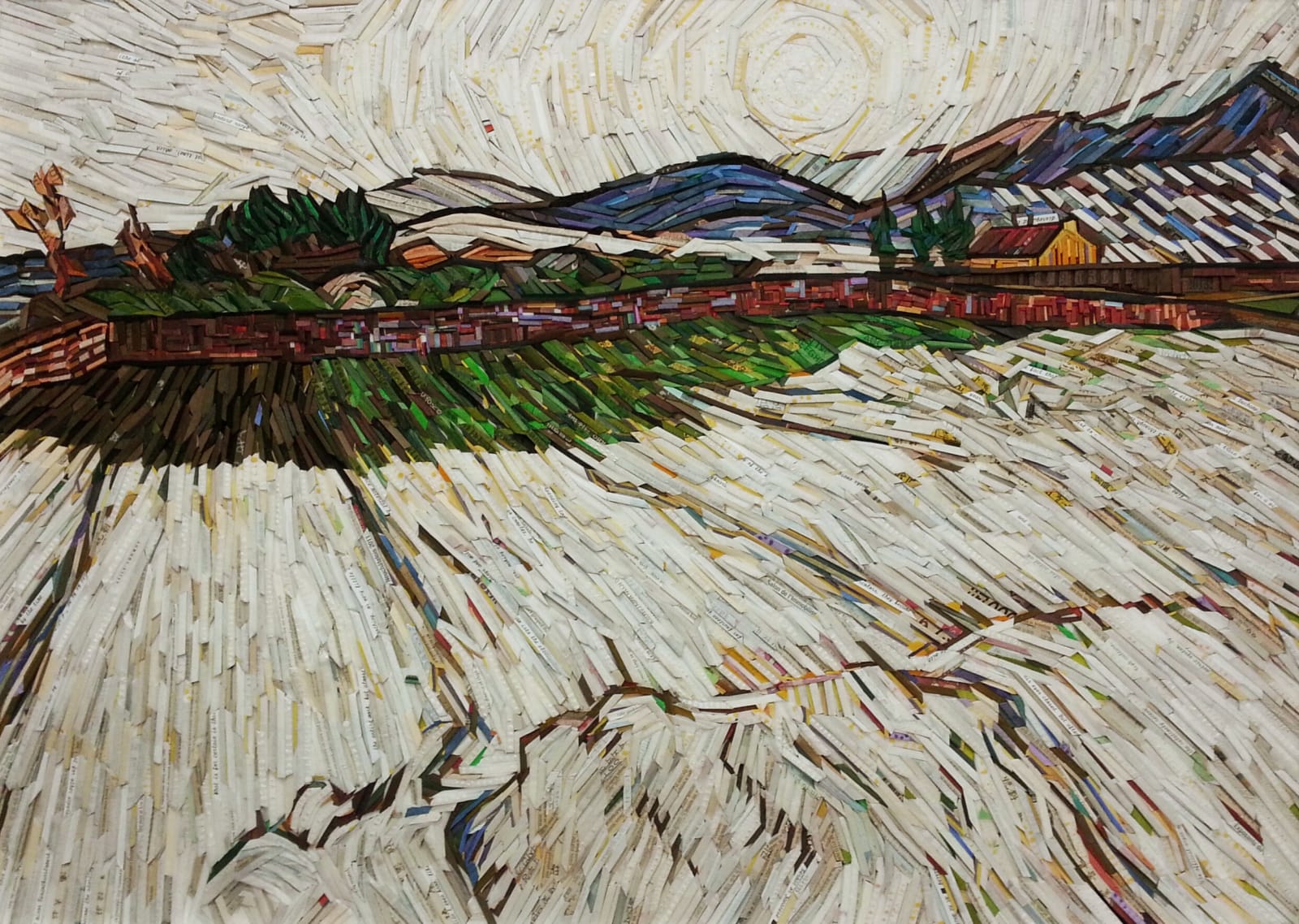 Kyuhak Lee, Monument - Landscape with Ploughed Fields, 2016