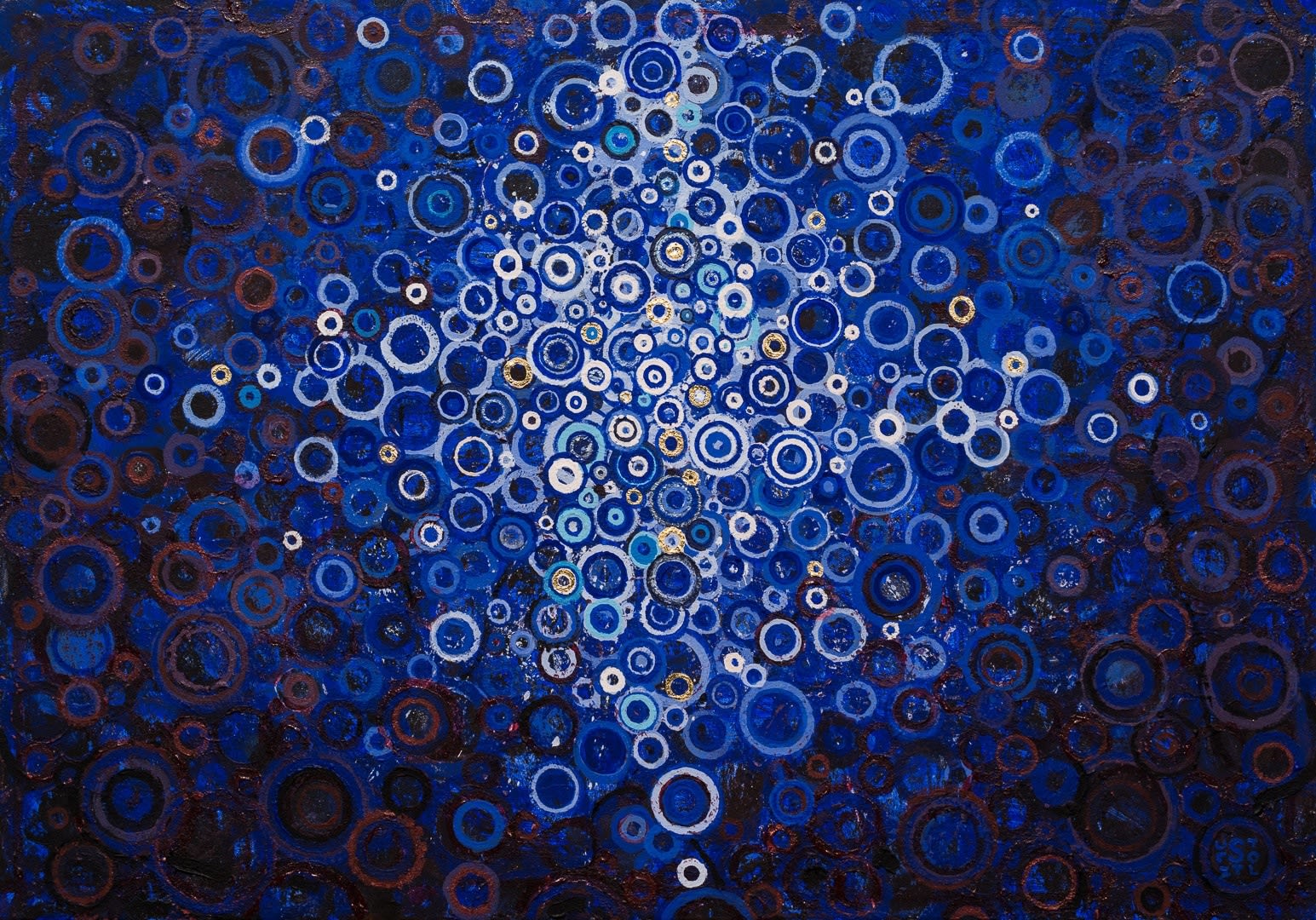 Randall Stoltzfus, Blue Eddy, 2016