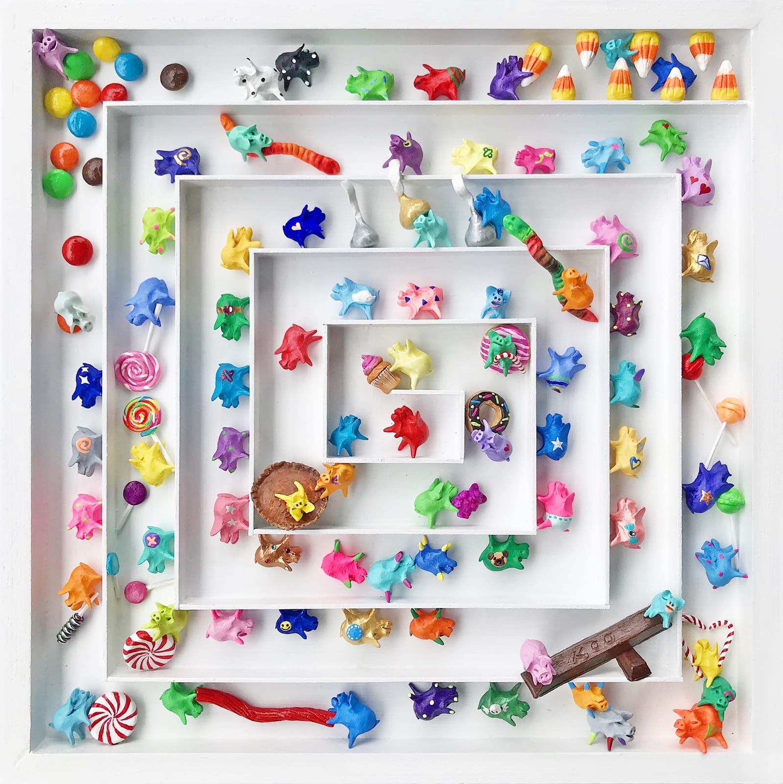 Seunghwui Koo, Amazing Pig #Candy Land, 2019