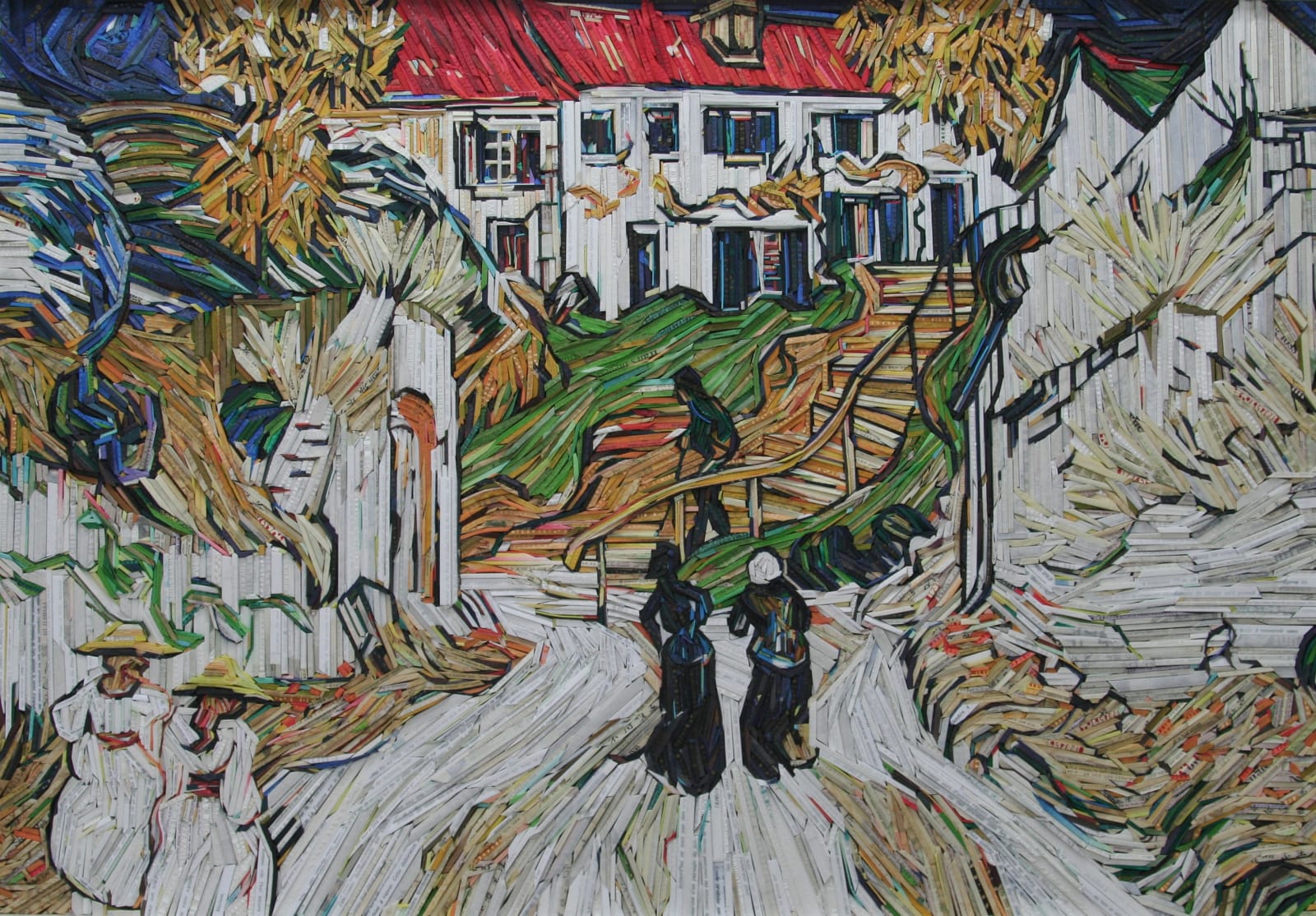 Kyuhak Lee, Monument- Street Road Auvers, 2012
