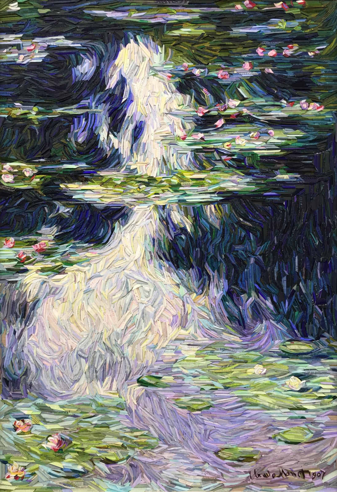 Kyuhak Lee, Monument- Pond With Water Lilies, 2017