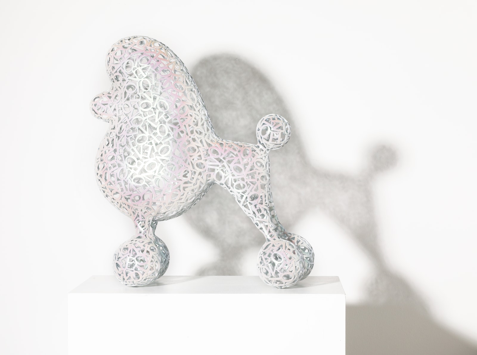 Byungjin Kim, Toy Love - Poodle (Pearlescent White), 2019