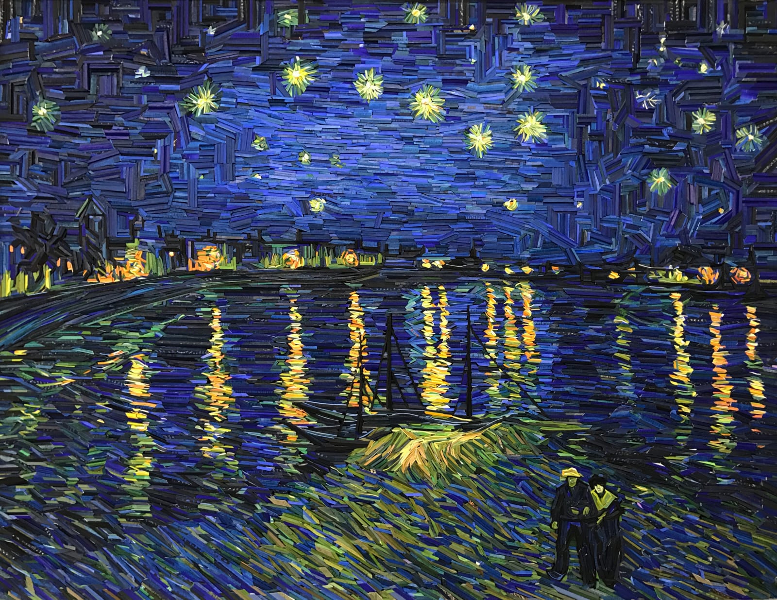Kyuhak Lee, Monument - Starry Night Over the Rhône, 2017