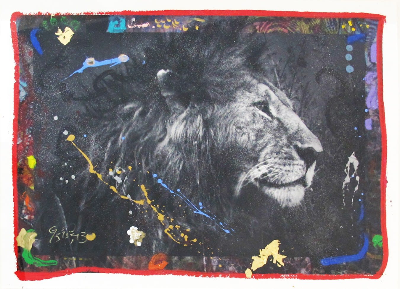 Arno Elias, Untitled (Lion Head), 2018