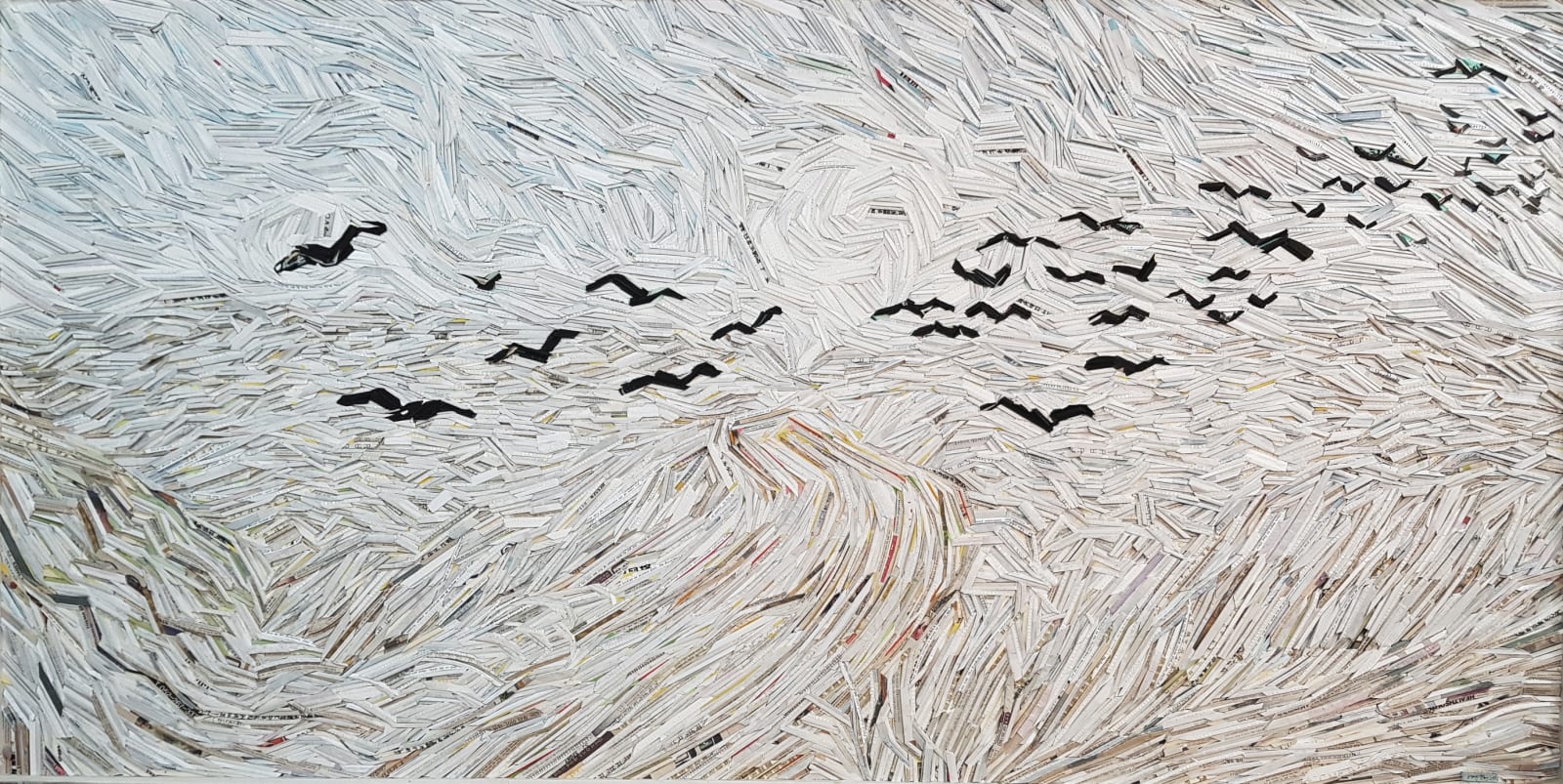 Kyuhak Lee, Monument - Wheat Field with Crows, 2016