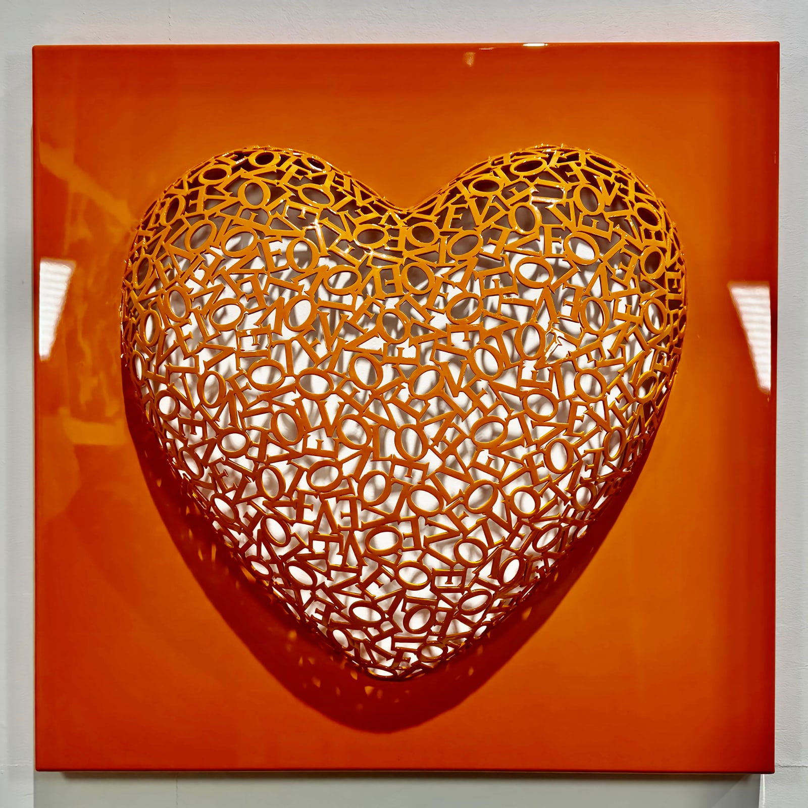 Byungjin Kim, Love-Love (Orange), 2023