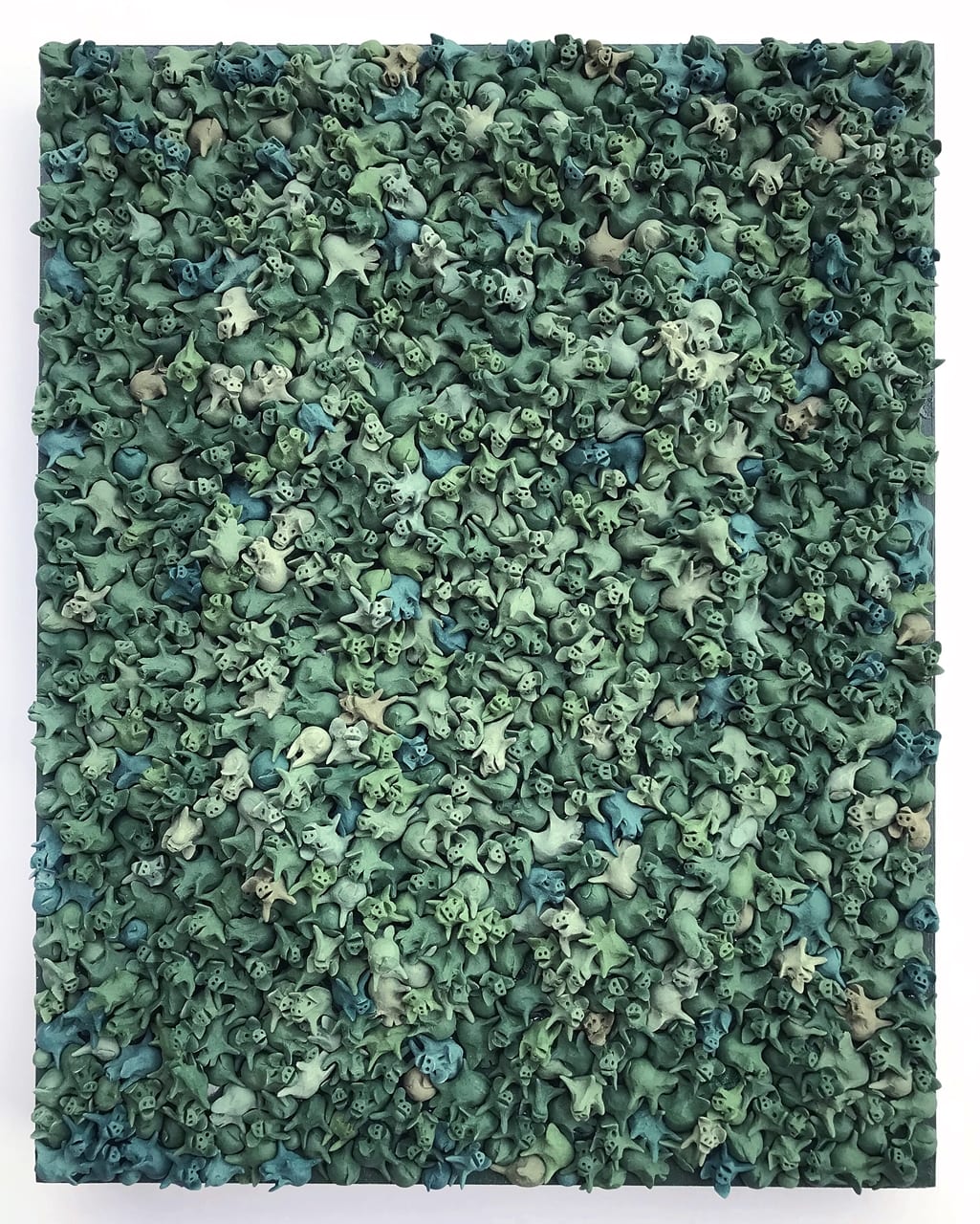 Seunghwui Koo, People - Green, 2019