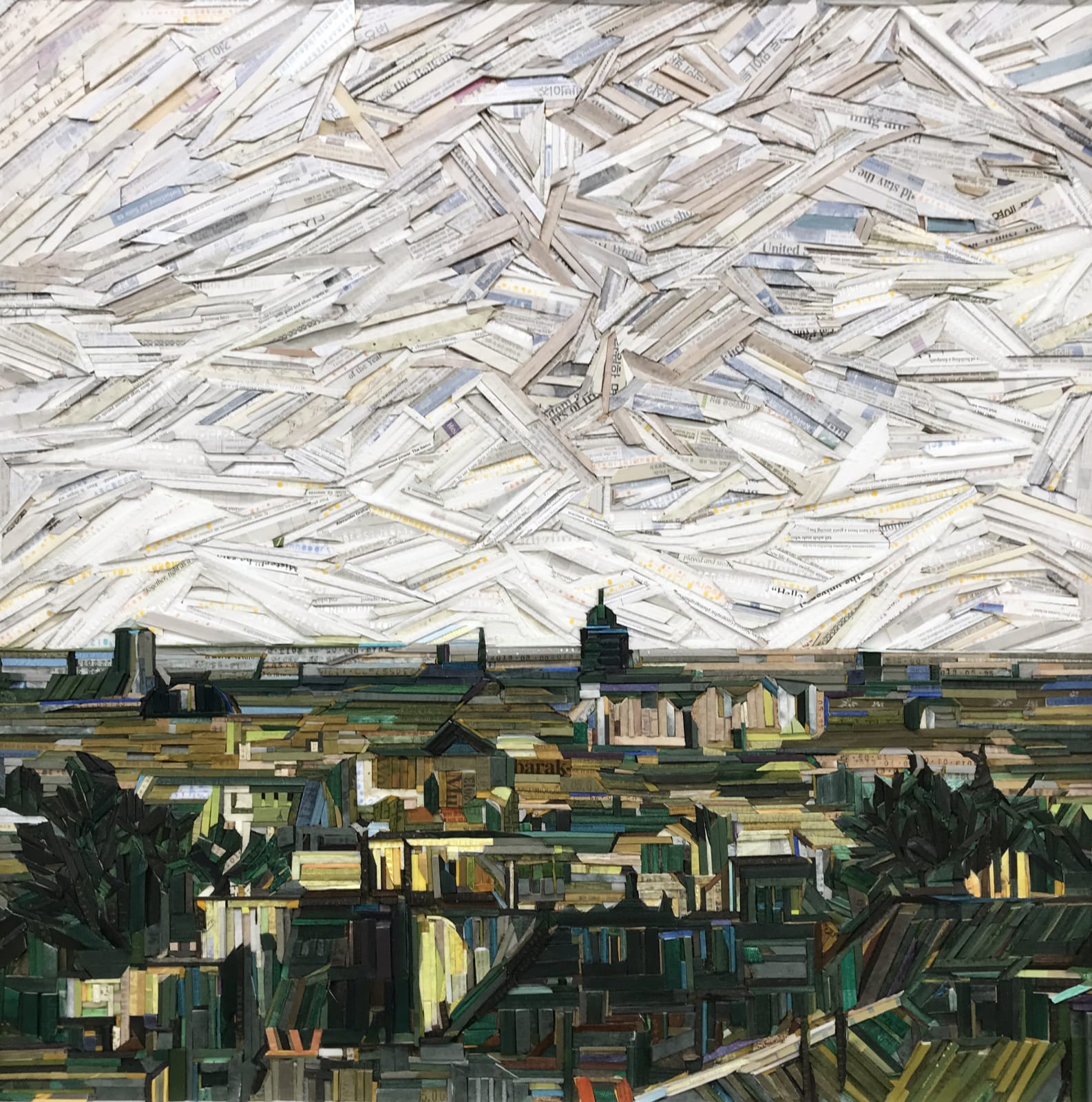 Kyuhak Lee, Monument - View of the Roofs of Paris, 2013