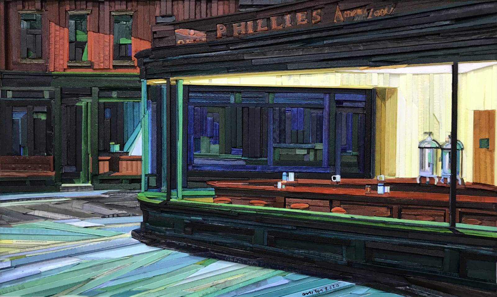 Kyuhak Lee, Monument - Nighthawks, 2020