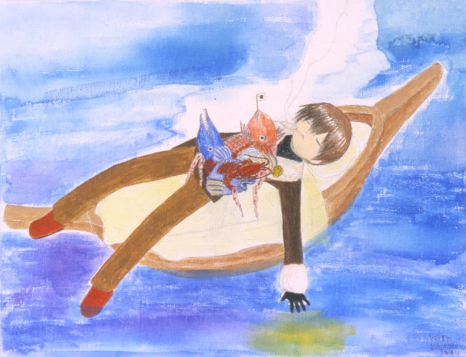 Mahomi Kunikata, Dish on Boat, 2004