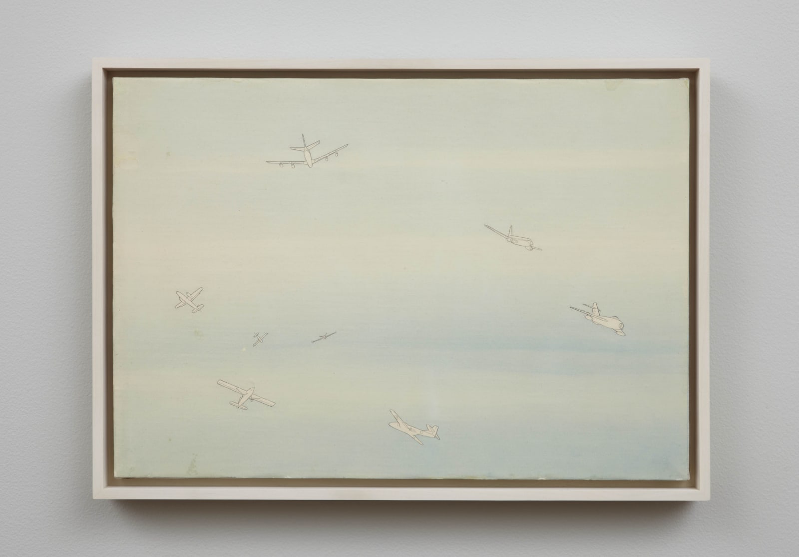 Alighiero Boetti, Cieli ad alta quota (per mia figlia Agathe, da suo padre), 1988
