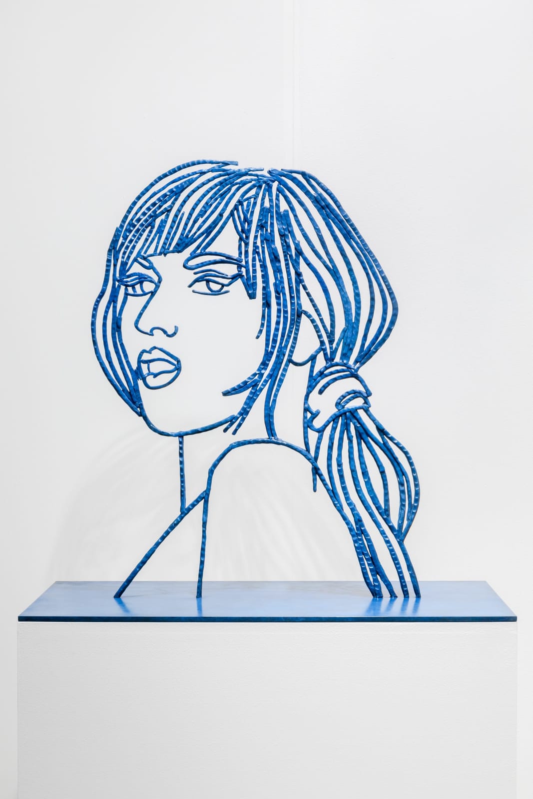 Ghada Amer, Linda in Blue, 2021