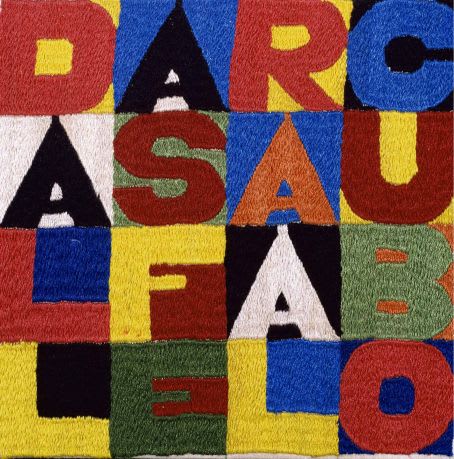 Alighiero Boetti, Dalla sfera al cubo, 1989