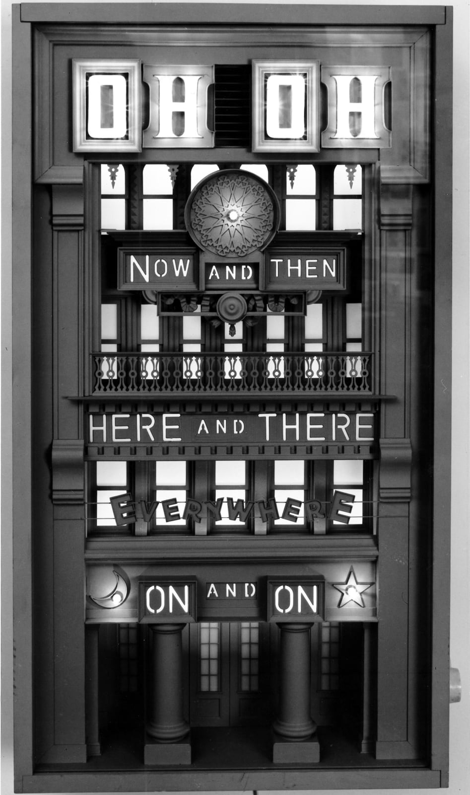 Cletus Johnson and Robert Creeley, OH OH, 1991