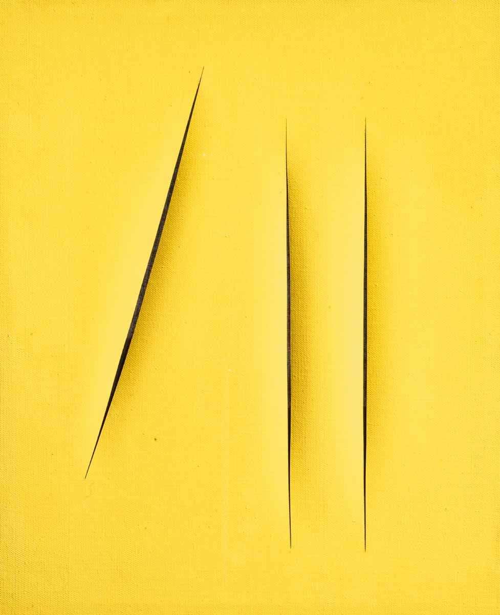 Lucio Fontana, Concetto spaziale, Attese, 1968