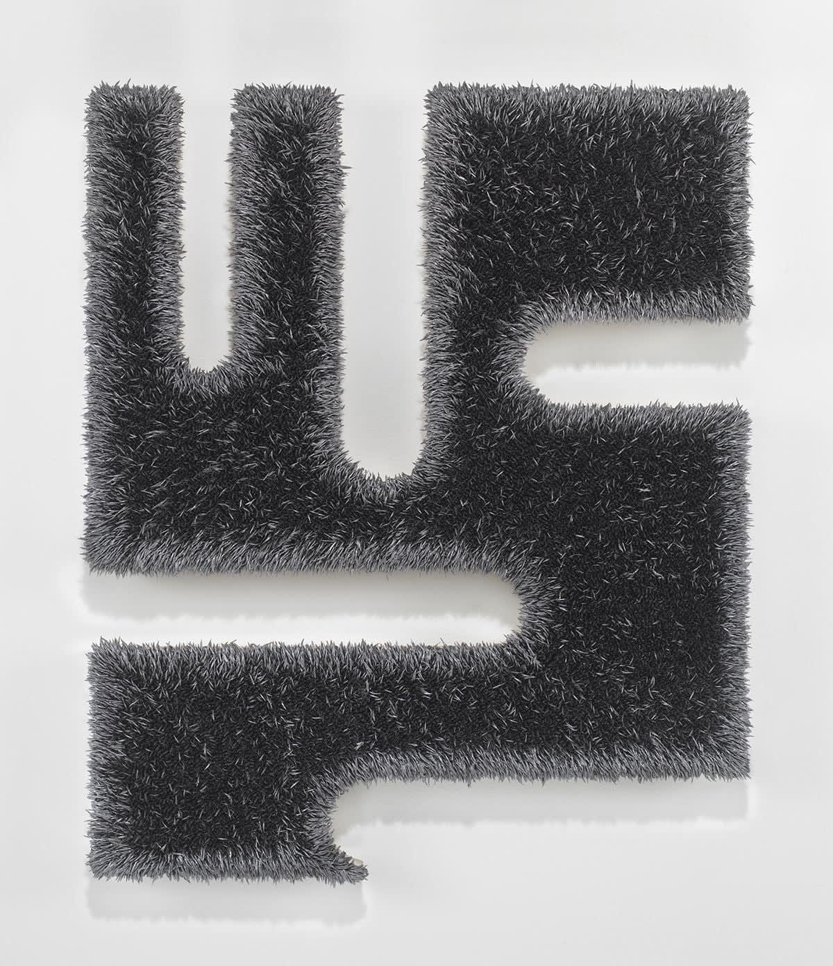 Donald Moffett, Lot 063014 (minimally invasive, graphite), 2014