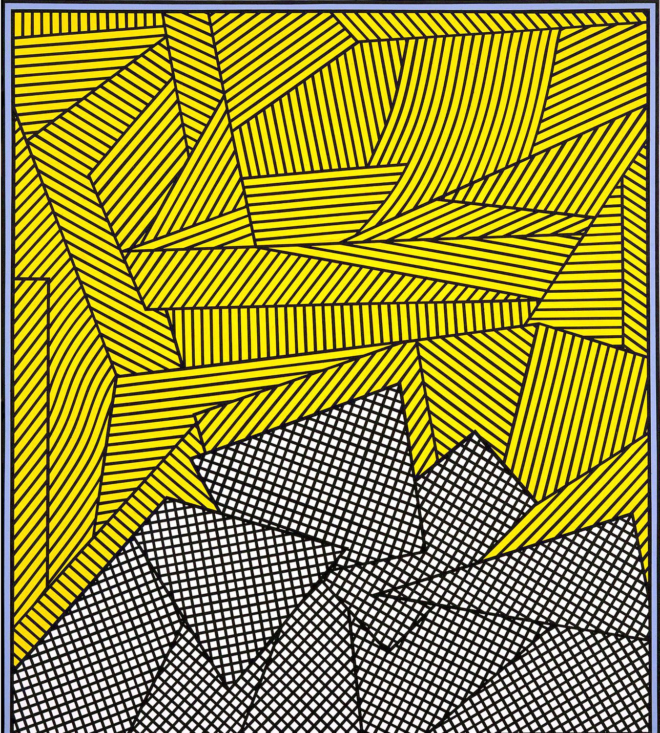 Nicholas Krushenick, Untitled (Mango Madness), 1993