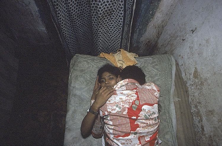 Mary Ellen Mark, Munni with a Customer, Bombay, India (from Falkland Road Series), 1978