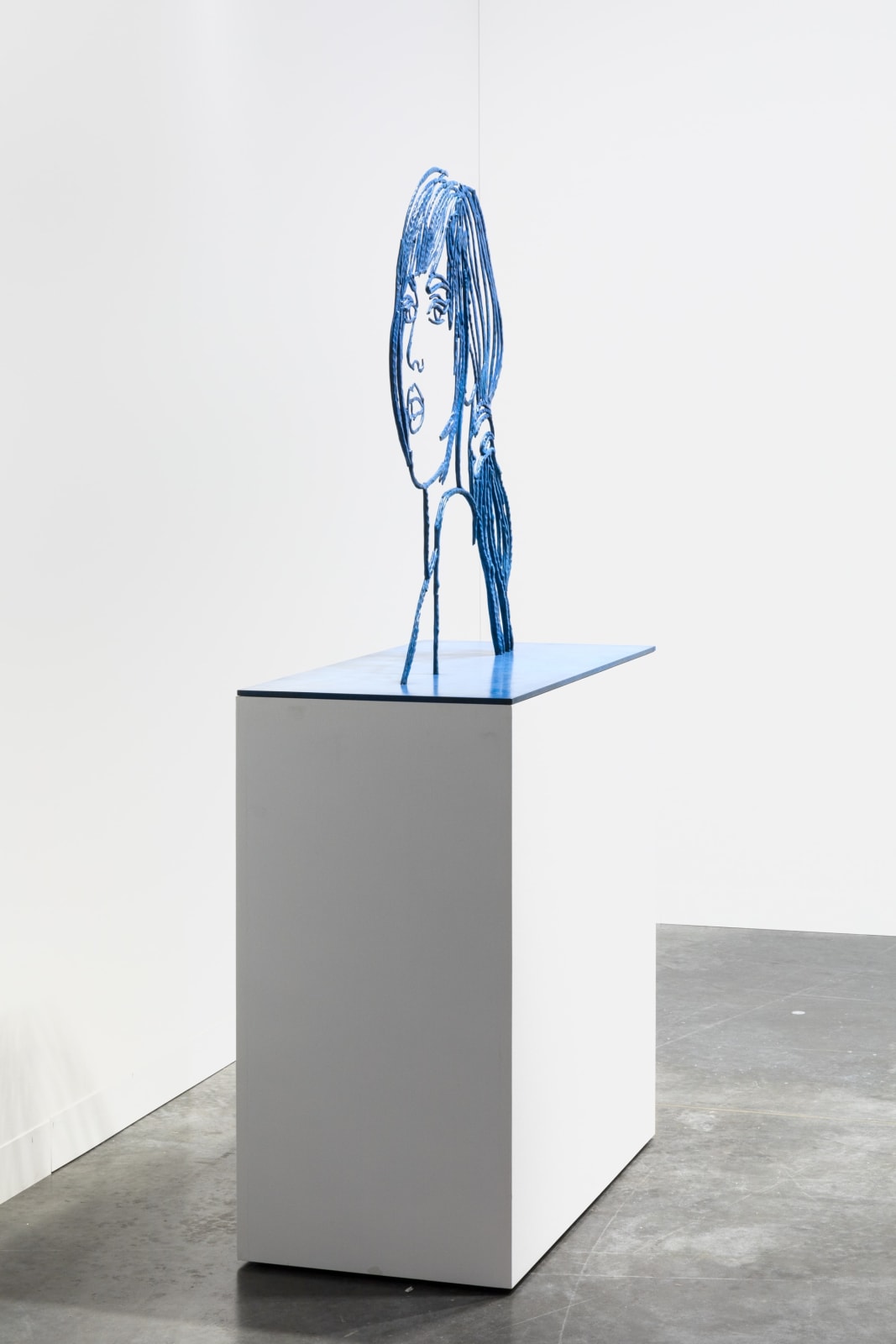 Ghada Amer, Linda in Blue, 2021