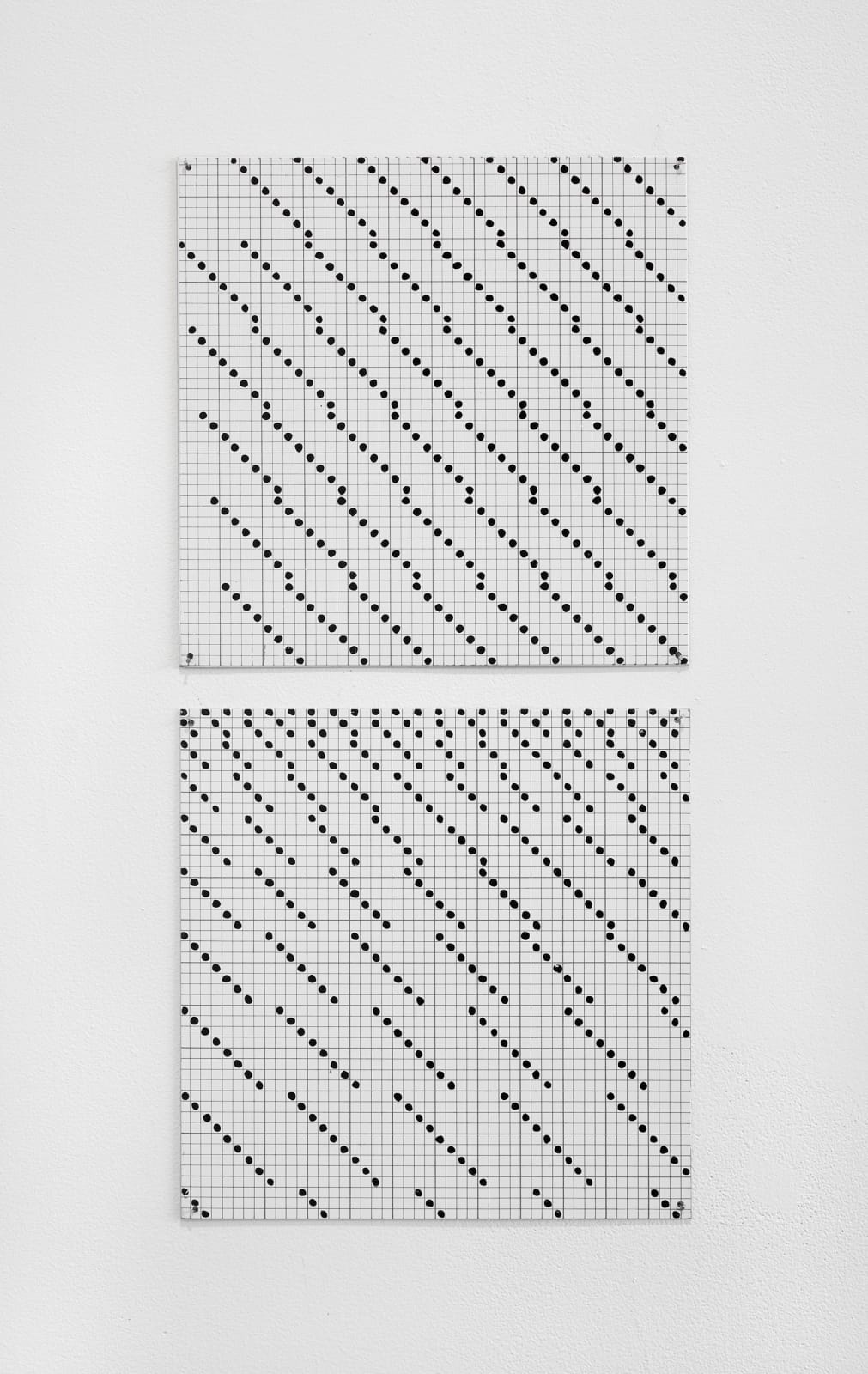 Jennifer Bartlett, Untitled (diagonals), 1970-74