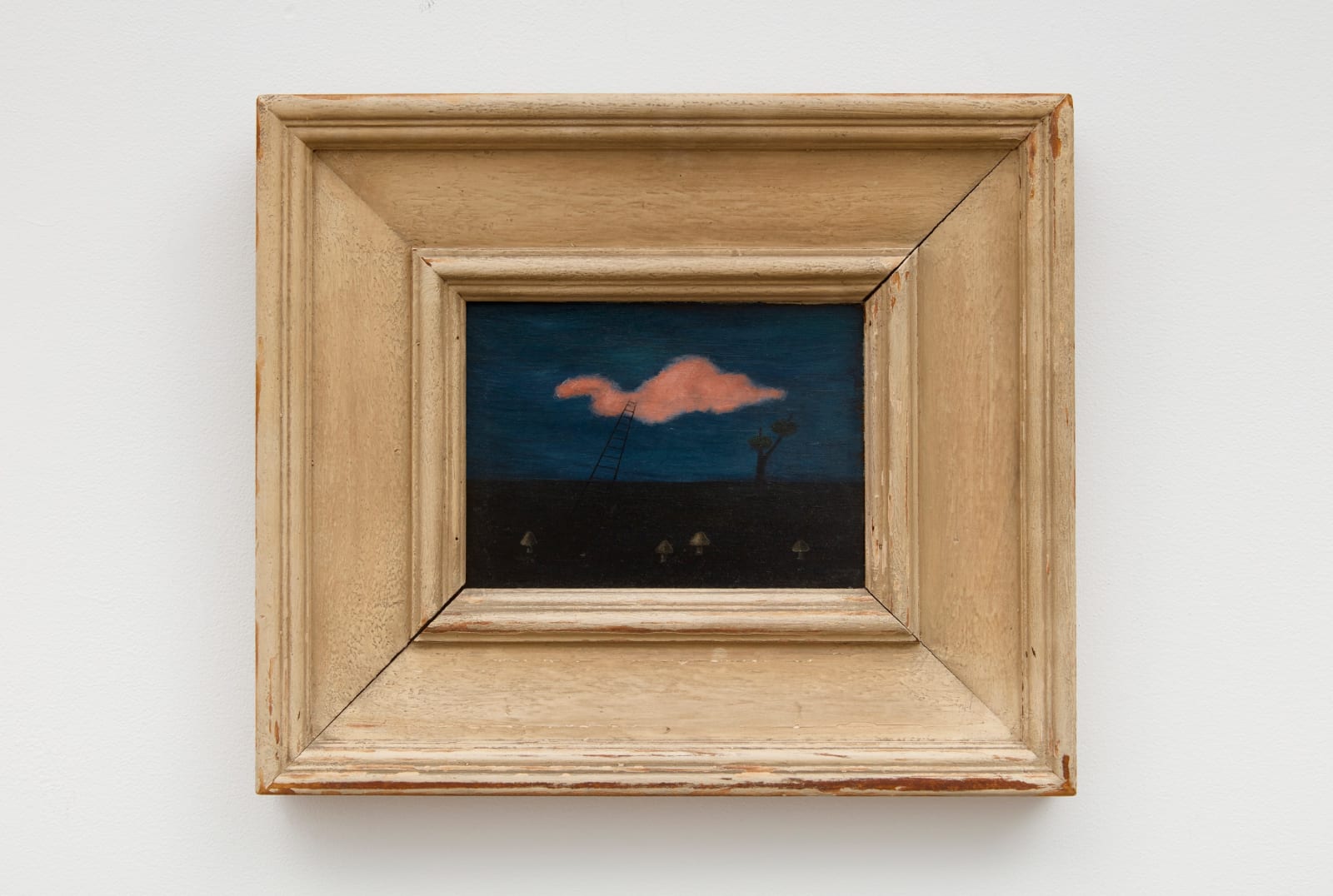 Gertrude Abercrombie, Untitled (Landscape with Ladder, Cloud, and Mushroom), 1947