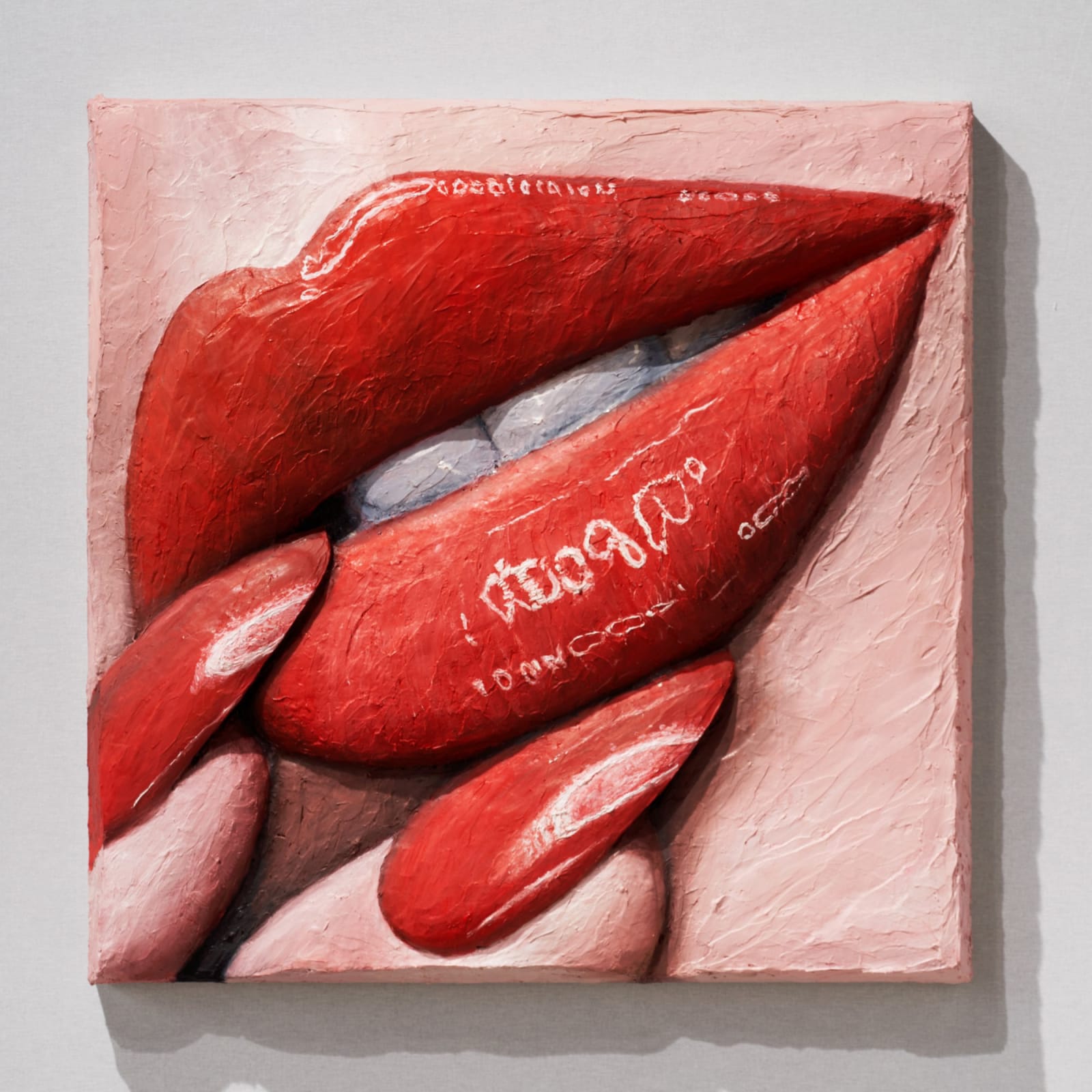 Gina Beavers, Coral Query, 2023