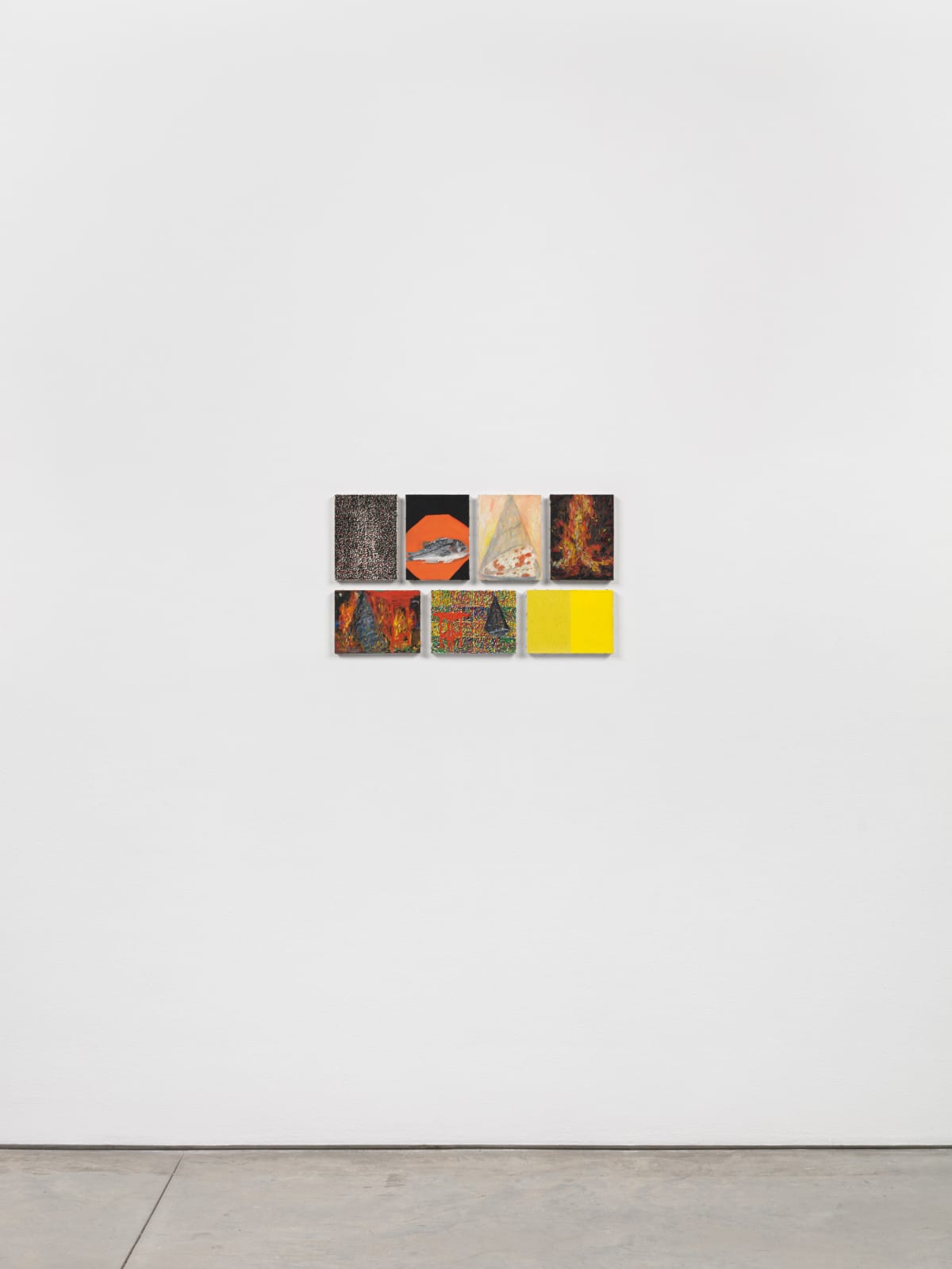 Jennifer Bartlett, Fire, Table, Cone A, 1988-89
