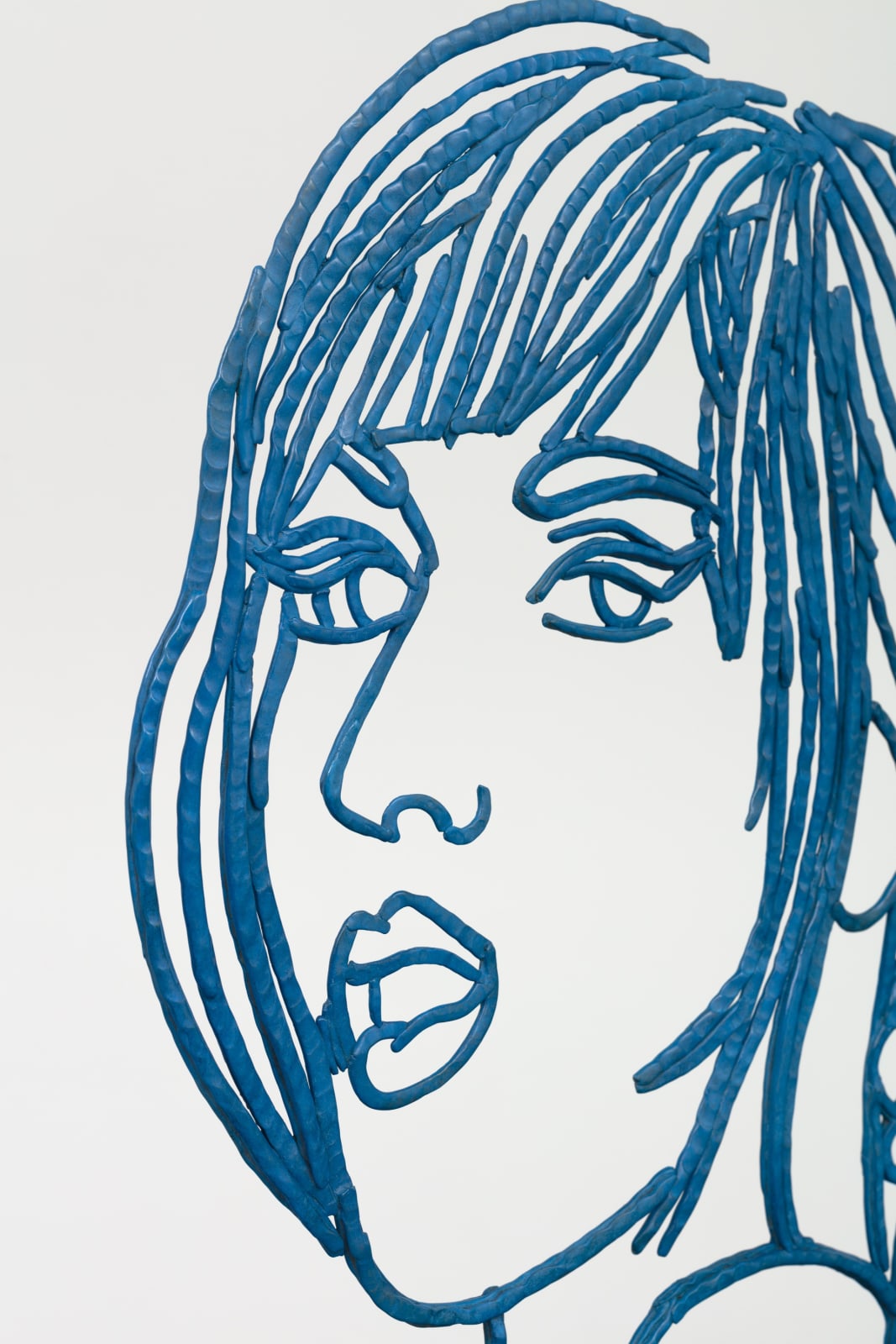 Ghada Amer, Linda in Blue, 2021