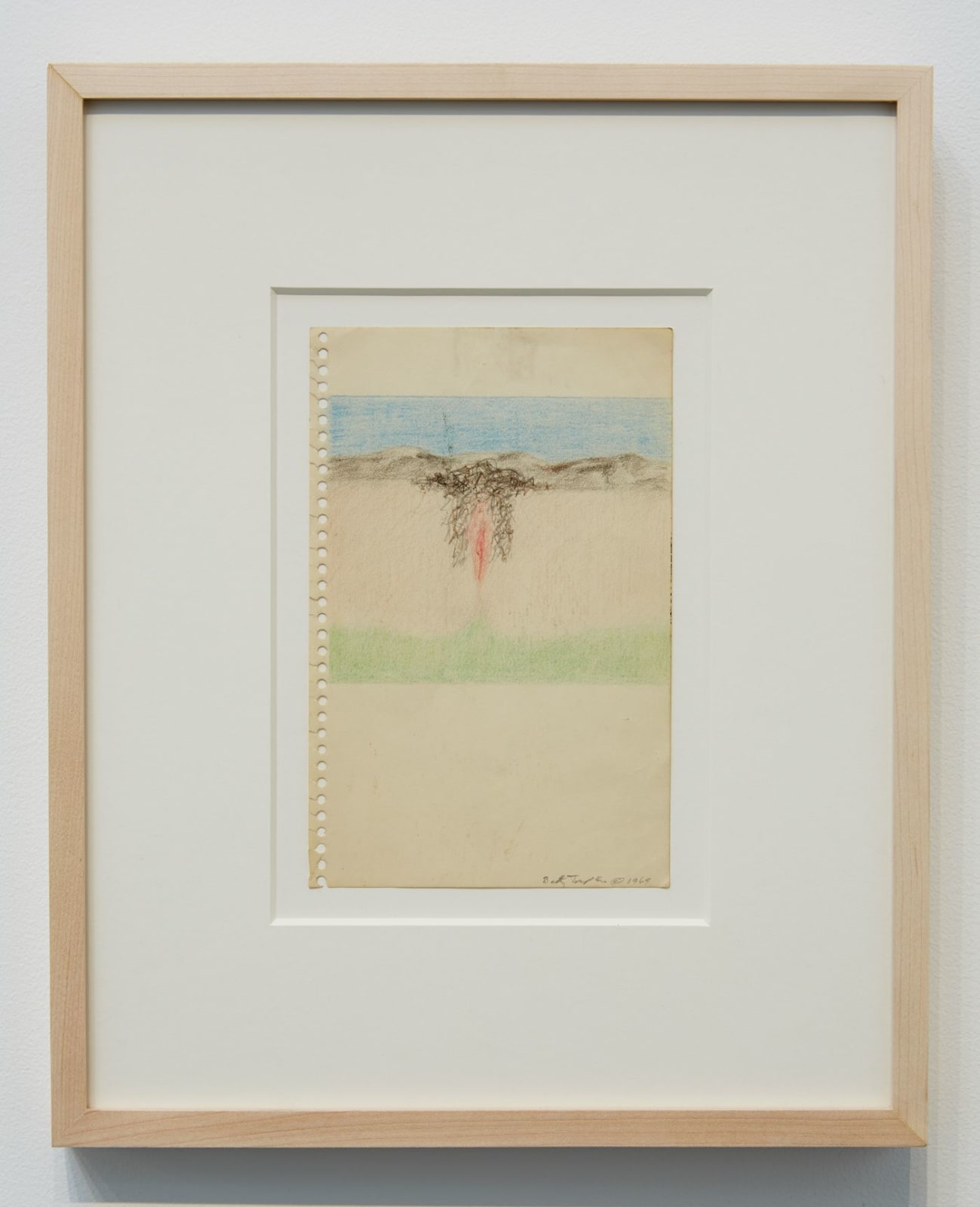 Betty Tompkins, Cunt Landscape, 1969