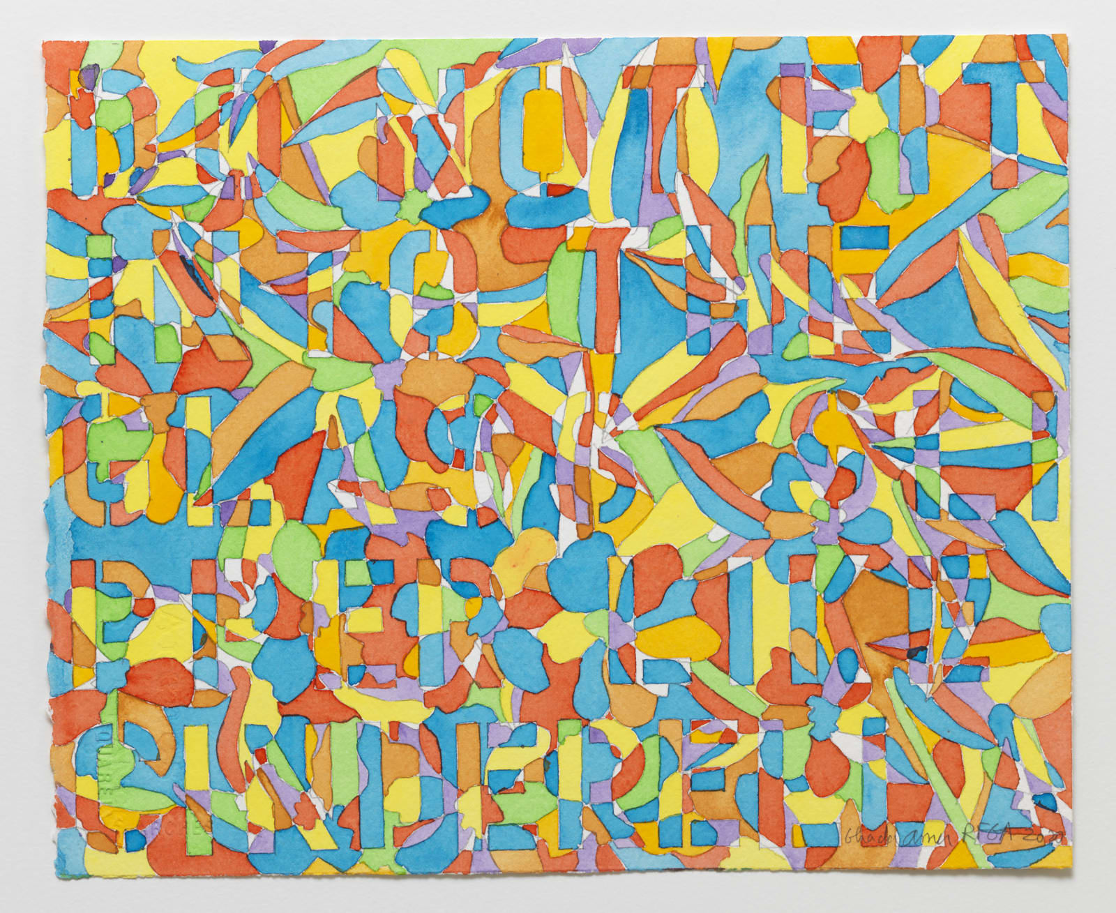 Ghada Amer, "Do Not Fit Into The Glass Slippers" RFGA, 2020